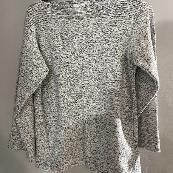 Habitat Knit White and‎ Grey Sweater Size ML - Picture 1 of 4